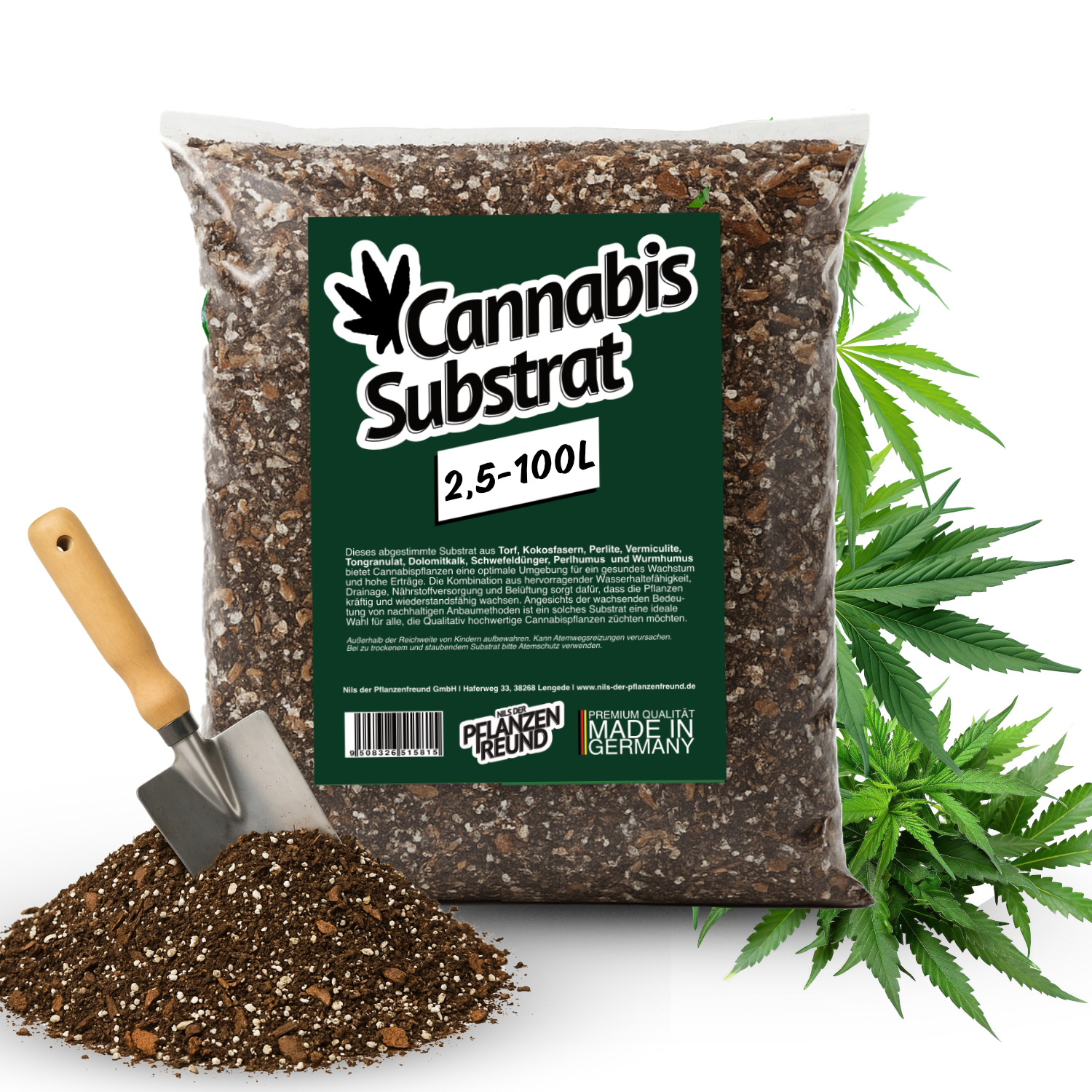 Cannabis Substrat | Premium-Erde für Cannabispflanzen