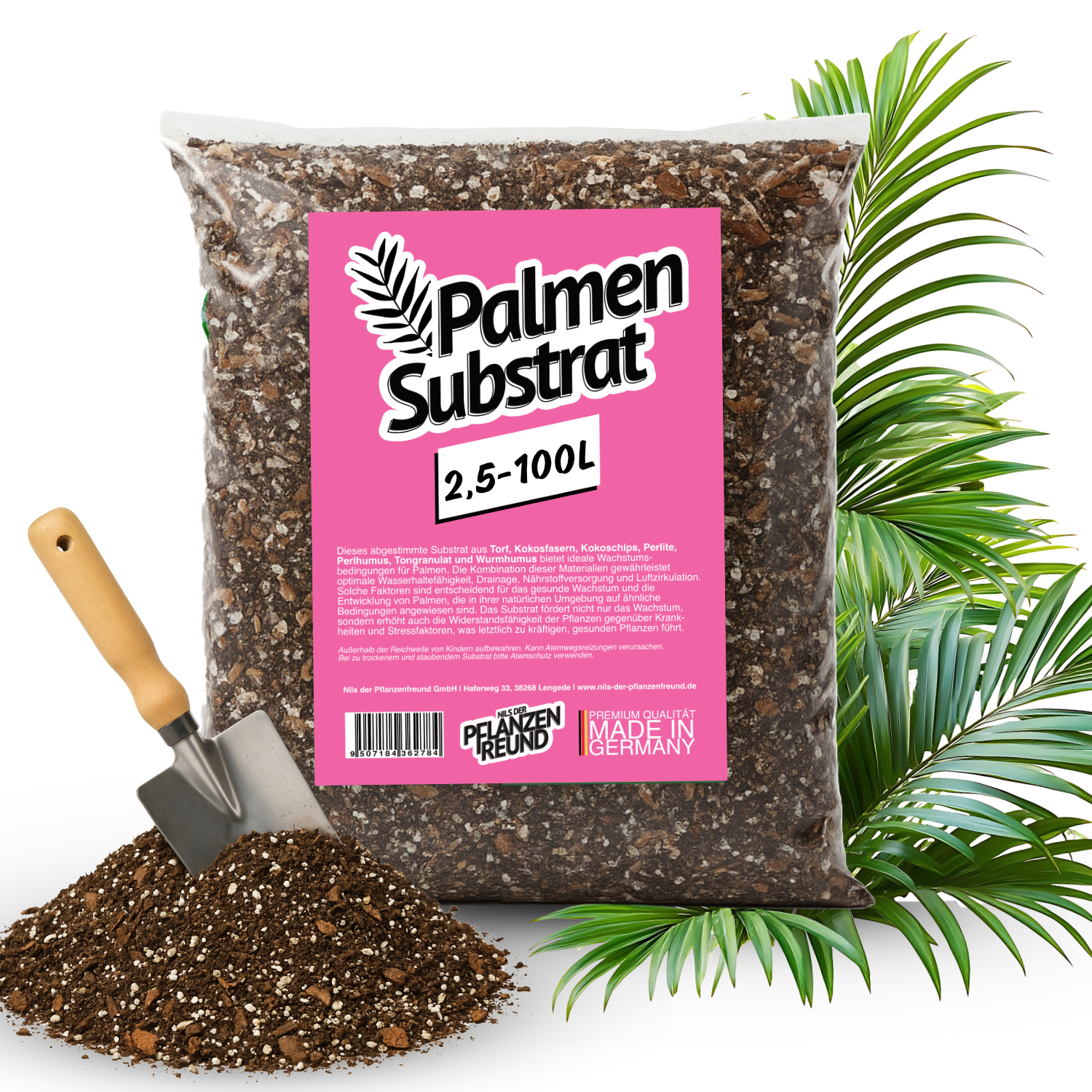 Palmen Substrat | Premium-Erde für Palmen aller Art