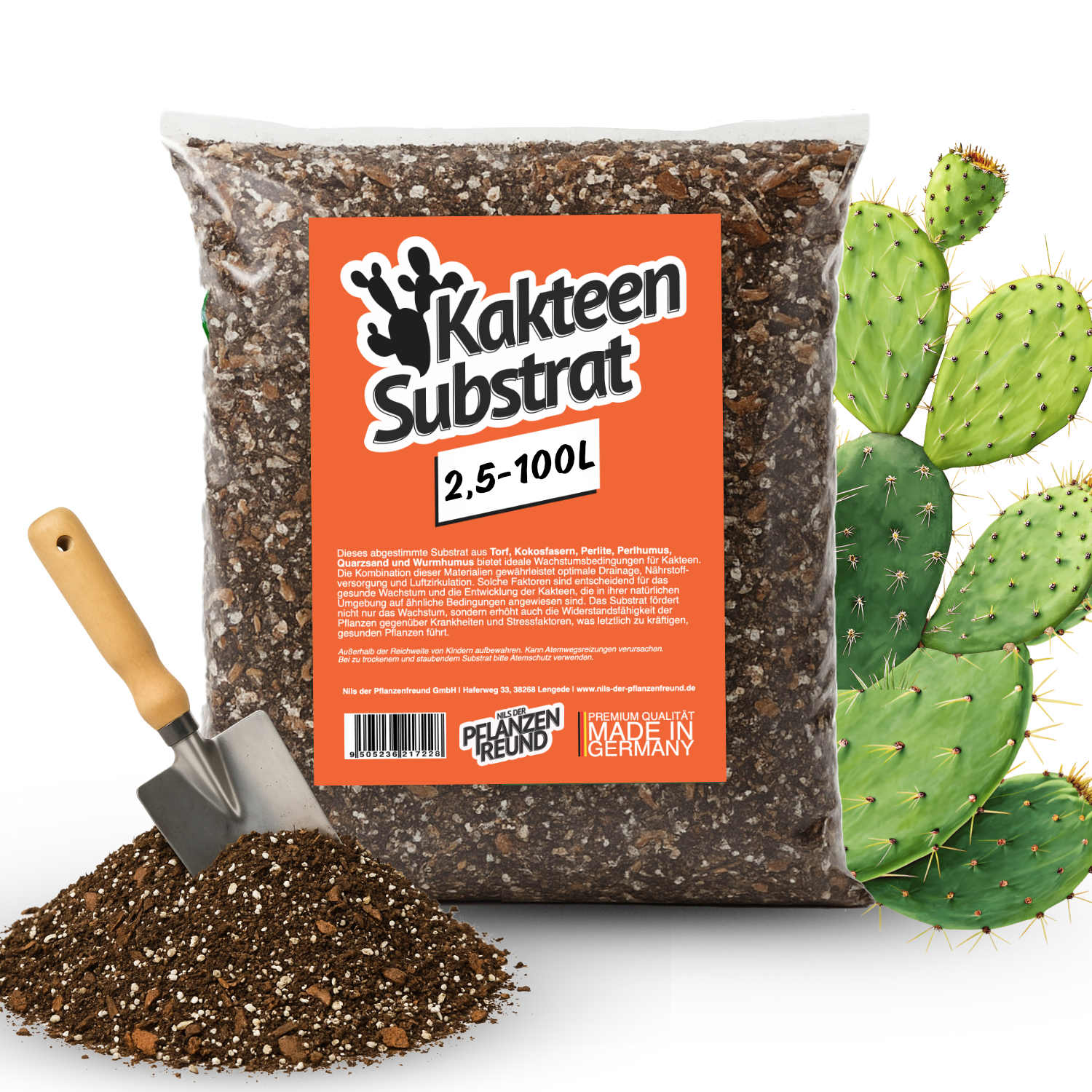 Kaktus Substrat | Premium-Erde für Kakteen & Sukkulenten aller Art